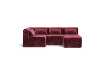 Load image into Gallery viewer, Atmosphere Sleeper Sofa &amp; Sectional - Rounded Backrest - Bordeaux
