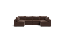 Load image into Gallery viewer, Ciello XL - Sectional - Chocolate - Regular Backrest
