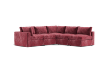 Load image into Gallery viewer, Ciello - Sectional - Bordeaux - Regular Backrest
