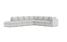 Load image into Gallery viewer, Ciello - Sectional - Limestone - High Angled
