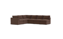 Load image into Gallery viewer, Ciello - Sectional - Chocolate - High Angled
