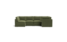 Load image into Gallery viewer, Ciello - Sectional - Cypress Green - High Angled
