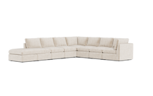 Load image into Gallery viewer, Ciello - Sectional - Sesame - High Angled

