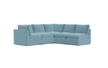 Load image into Gallery viewer, Ciello - Sectional - Aqua - High Angled
