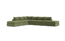 Load image into Gallery viewer, Ciello XL - Sectional - Cypress Green - Regular Backrest
