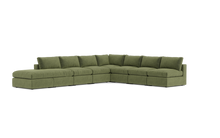 Load image into Gallery viewer, Ciello XL - Sectional - Cypress Green - Regular Backrest
