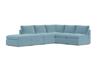 Load image into Gallery viewer, Ciello - Sectional - Aqua - High Angled
