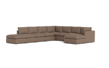 Load image into Gallery viewer, Ciello - Sectional - Mocha - High Angled
