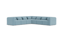 Load image into Gallery viewer, Atmosphere - Sectional - Rounded Backrest - Aqua
