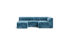 Load image into Gallery viewer, Atmosphere Sleeper Sofa &amp; Sectional - Regular Backrest - Harbour Blue
