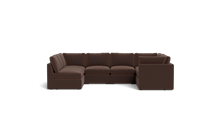 Load image into Gallery viewer, Ciello XL - Sectional - Chocolate - High Angled
