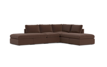 Load image into Gallery viewer, Ciello XL - Sectional - Chocolate - High Angled
