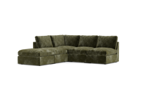 Load image into Gallery viewer, Ciello - Sectional - Sage - High Angled
