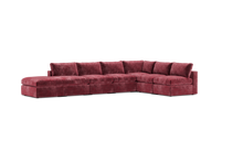 Load image into Gallery viewer, Ciello XL - Sectional - Bordeaux - Regular Backrest
