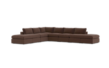 Load image into Gallery viewer, Ciello XL - Sectional - Chocolate - Regular Backrest
