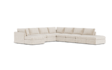 Load image into Gallery viewer, Ciello XL - Sectional - Sesame - High Angled
