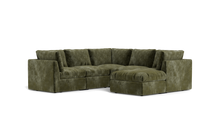 Load image into Gallery viewer, Ciello - Sectional - Sage - High Angled

