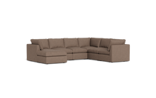 Load image into Gallery viewer, Ciello - Sectional - Mocha - High Angled
