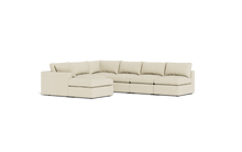 Load image into Gallery viewer, Ciello XL - Sectional - Sunset Beige - Regular Backrest
