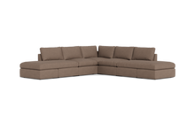 Load image into Gallery viewer, Ciello XL - Sectional - Mocha - High Angled
