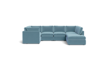 Load image into Gallery viewer, Ciello - Sectional - Aqua - High Angled
