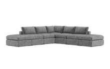 Load image into Gallery viewer, Ciello XL - Sectional - Basalt - Regular Backrest
