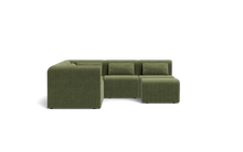 Load image into Gallery viewer, Atmosphere Sleeper Sofa &amp; Sectional - Rounded Backrest - Cypress Green
