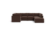 Load image into Gallery viewer, Ciello - Sectional - Chocolate - High Angled
