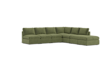 Load image into Gallery viewer, Ciello - Sectional - Cypress Green - High Angled
