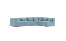 Load image into Gallery viewer, Atmosphere - Sectional - Rounded Backrest - Aqua
