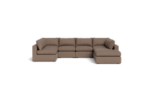 Load image into Gallery viewer, Ciello XL - Sectional - Mocha - Regular Backrest
