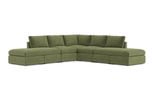 Load image into Gallery viewer, Ciello - Sectional - Cypress Green - High Angled
