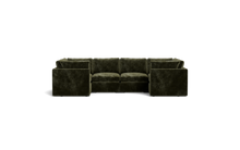 Load image into Gallery viewer, Ciello XL - Sectional - Sage - High Angled
