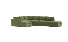 Load image into Gallery viewer, Ciello - Sectional - Cypress Green - High Angled
