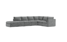 Load image into Gallery viewer, Ciello - Sectional - Basalt - High Angled
