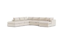 Load image into Gallery viewer, Ciello XL - Sectional - Sesame - Regular Backrest
