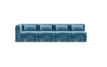 Load image into Gallery viewer, Atmosphere Sleeper Sofa &amp; Sectional - Rounded Backrest - Harbour Blue
