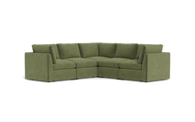 Load image into Gallery viewer, Ciello - Sectional - Cypress Green - High Angled
