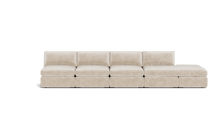 Load image into Gallery viewer, Ciello XL - Sofa - Sesame - Regular Backrest
