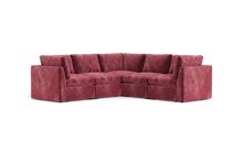 Load image into Gallery viewer, Ciello - Sectional - Bordeaux - High Angled

