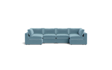 Load image into Gallery viewer, Ciello XL - Sectional - Aqua - Regular Backrest

