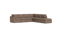 Load image into Gallery viewer, Ciello - Sectional - Mocha - High Angled
