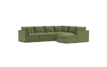 Load image into Gallery viewer, Ciello - Sectional - Cypress Green - High Angled
