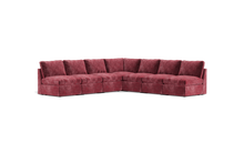 Load image into Gallery viewer, Ciello - Sectional - Bordeaux - High Angled
