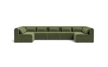Load image into Gallery viewer, Atmosphere Sleeper Sofa &amp; Sectional - Rounded Backrest - Cypress Green
