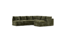 Load image into Gallery viewer, Ciello - Sectional - Sage - High Angled
