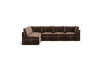 Load image into Gallery viewer, Ciello - Sectional - Espresso - High Angled
