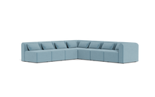 Load image into Gallery viewer, Atmosphere - Sectional - Rounded Backrest - Aqua
