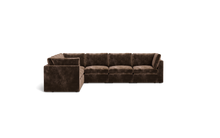 Load image into Gallery viewer, Ciello - Sectional - Espresso - High Angled
