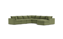 Load image into Gallery viewer, Ciello XL - Sectional - Cypress Green - Regular Backrest
